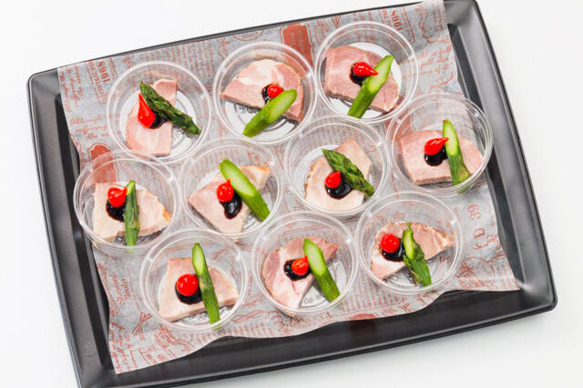 グランド・ディッシュ（福岡店）-ローストポークとアスパラガスのバルサミコソース