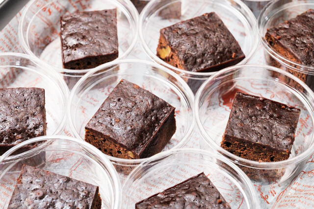 濃厚なチョコレートのガトーショコラ