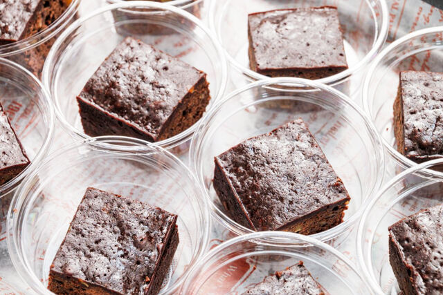 濃厚なチョコレートのガトーショコラ