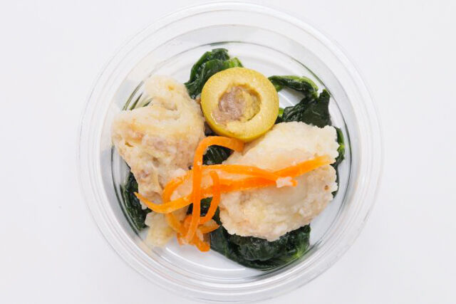 ホタテのマリネとアンチョビオリーブ