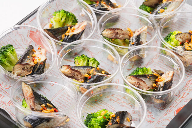 オイルサーディン＆ブロッコリー