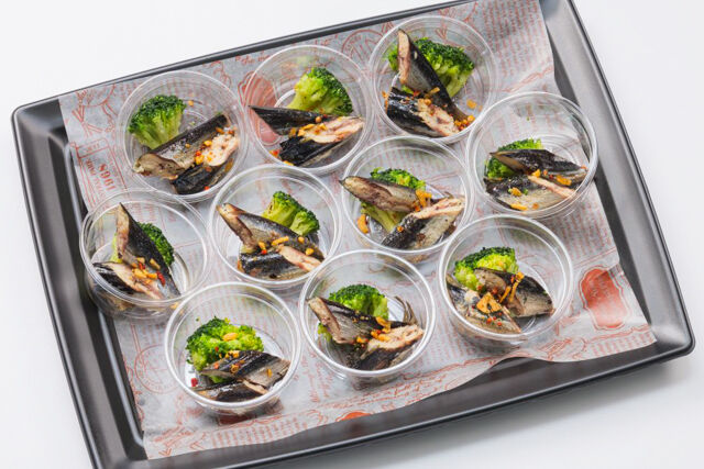 オイルサーディン＆ブロッコリー