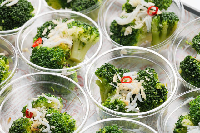 ブロッコリーとシラスのアーリオオーリオ