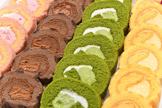 ロールケーキ盛り合わせ