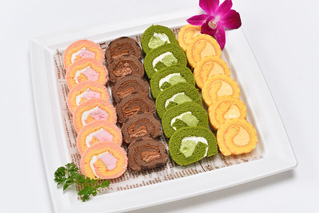 champ de fleure ～シャンドゥフルール～（東京店）-ロールケーキ盛り合わせ