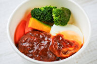 おもてなし亭-温野菜のロコモコ丼