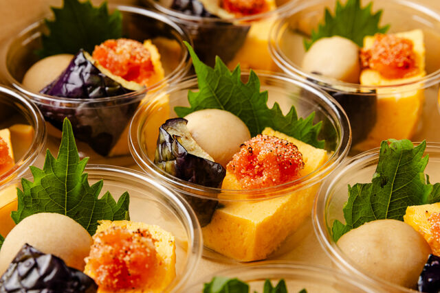 ブランド紅花卵のだし巻き＆うま煮