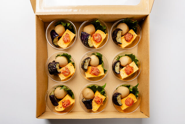 ブランド紅花卵のだし巻き＆うま煮