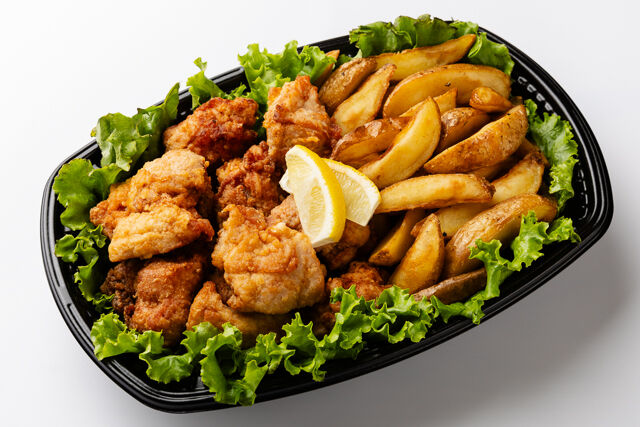 Dining Amina（オードブル）-塩麹仕込み若鶏の唐揚げ＆フライドポテト