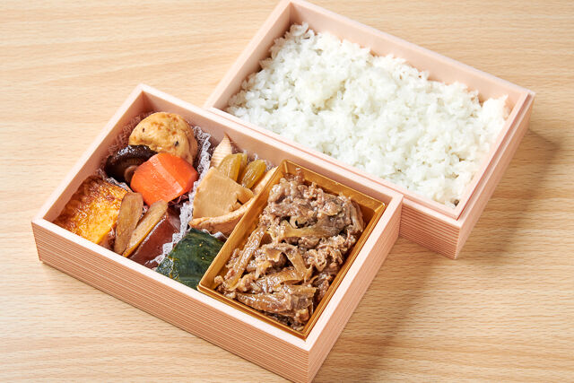 佃浅-【佃浅2段膳】牛肉のしぐれ煮