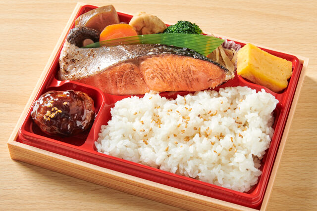 佃浅-【Wメイン】トロける炙り銀鮭焼き＆肉団子弁当