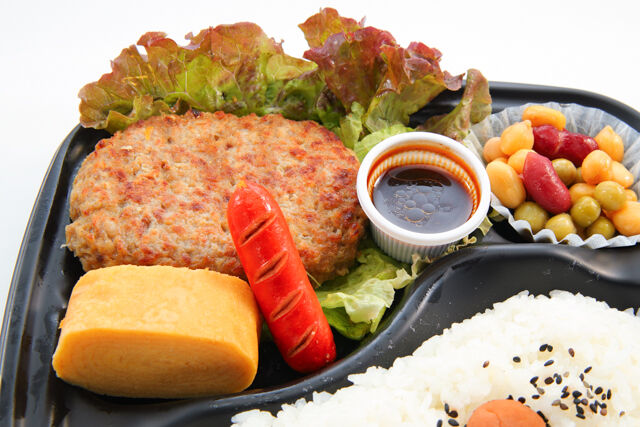 勇往邁進-焼ハンバーグ弁当