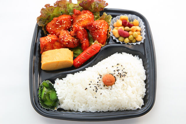 勇往邁進-ヤンニョムチキン弁当