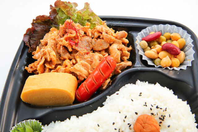 勇往邁進-豚のうま辛弁当