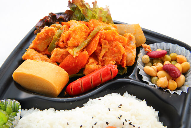 勇往邁進-特製酢豚弁当