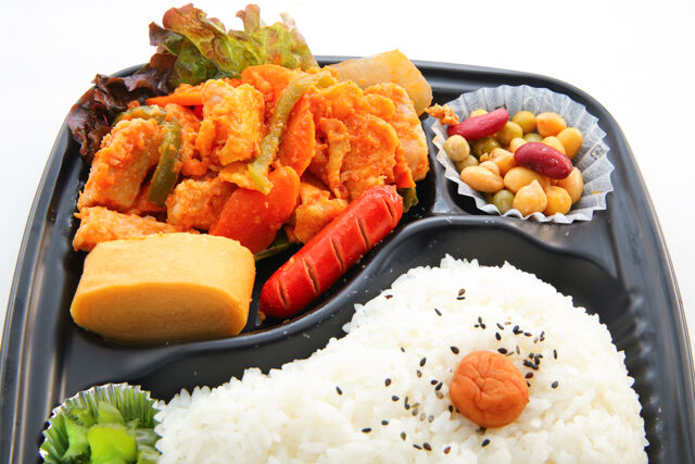 勇往邁進-特製酢豚弁当