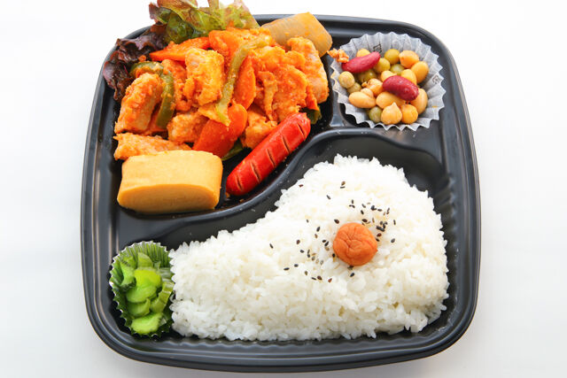 勇往邁進-特製酢豚弁当