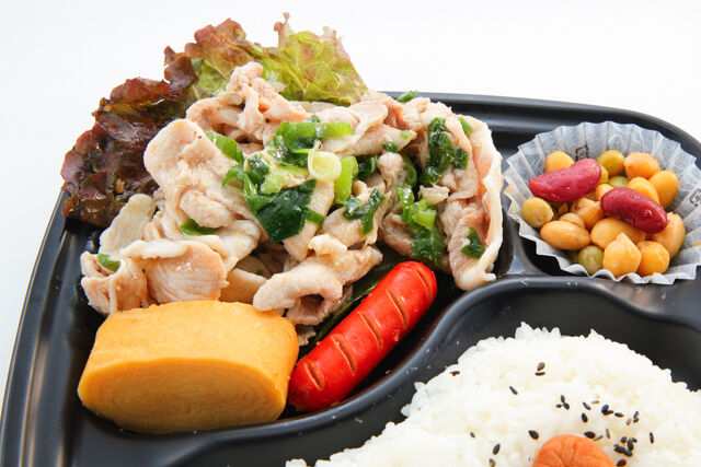 勇往邁進-豚バラの塩だれ弁当