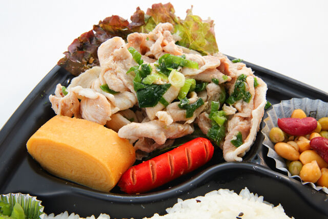 勇往邁進-豚バラの塩だれ弁当