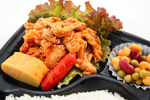 勇往邁進-ヤンニョムポーク弁当