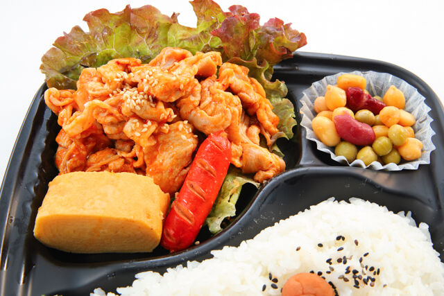 勇往邁進-ヤンニョムポーク弁当