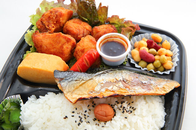 勇往邁進-ムネから・焼きサバ弁当