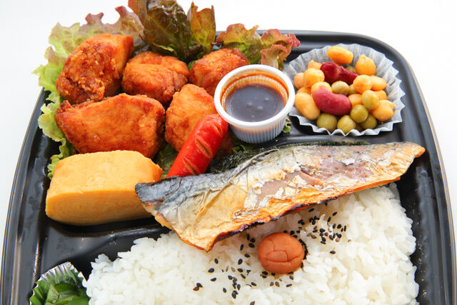 勇往邁進-ムネから・焼きサバ弁当