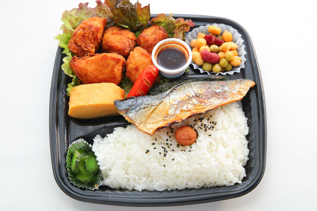 勇往邁進-ムネから・焼きサバ弁当