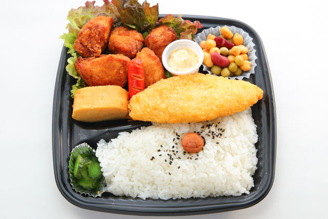 勇往邁進-ムネから・白身魚弁当
