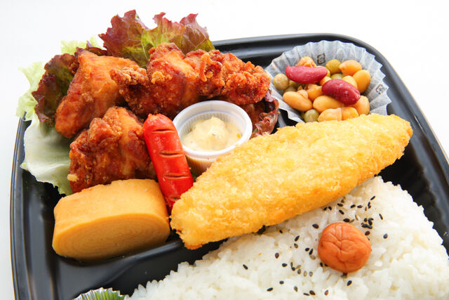 勇往邁進-モモから・白身魚弁当