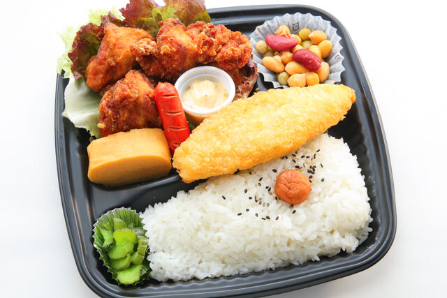 勇往邁進-モモから・白身魚弁当