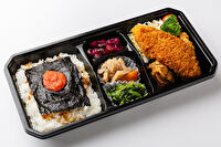 お米屋の弁当俵屋-【お米の俵屋】自家製オリジナル唐揚げと白身フライ明太海苔弁当