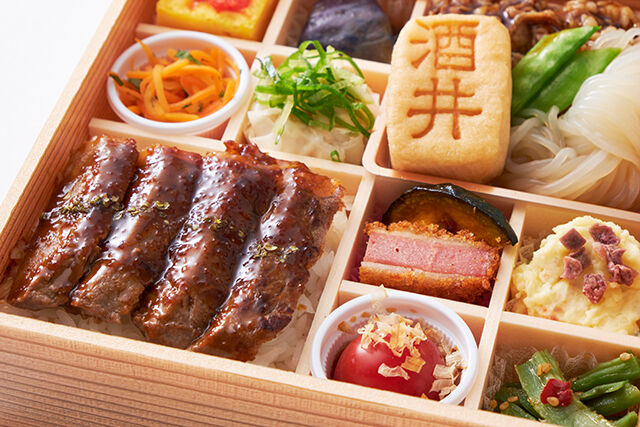 酒井商会（兵庫店）-サーロインステーキと牛すき焼き御膳