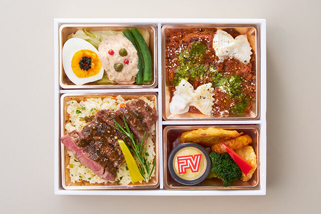 ポンテベッキオ（東京店）-ステーキのリゾピラフ＆ハンバーグ ボロネーゼ煮込み