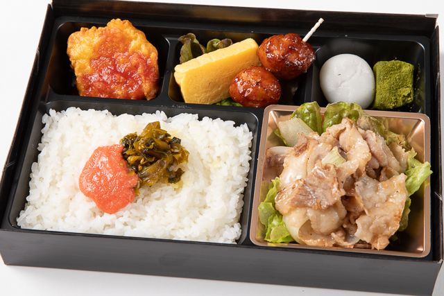 おもてなしの心 三心（低価格ブランド）-特製ダレのネギ塩カルビと明太高菜ご飯の贅沢御膳