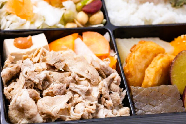 たかまさ農園-農園弁当 豚肉の冷しゃぶ