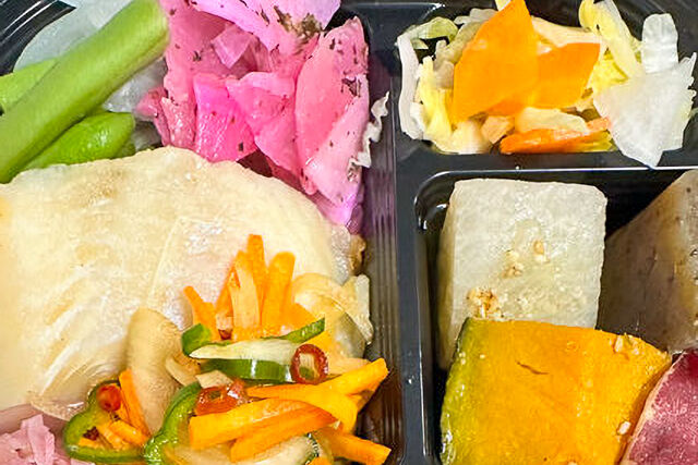 たかまさ農園-彩り弁当 白身魚の南蛮漬け