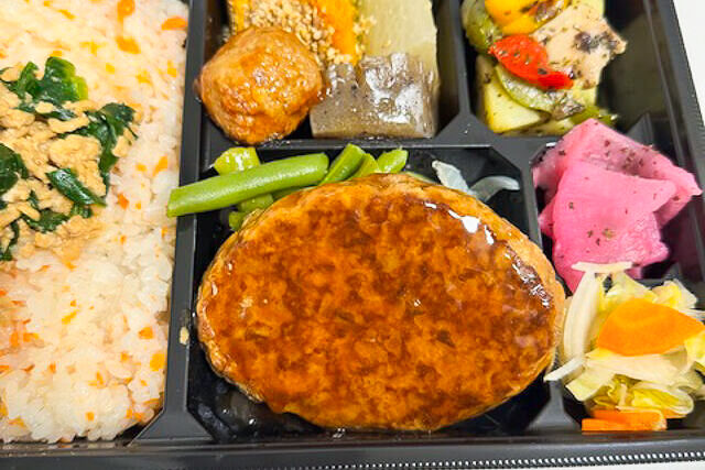 たかまさ農園-彩りご膳 ハンバーグ