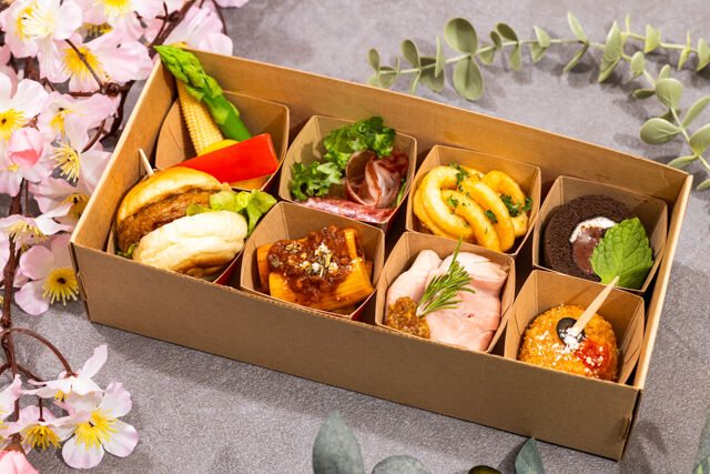 さくらケータリング-≪おひとり様セット≫小分けブッフェさくら スタンダードプラン