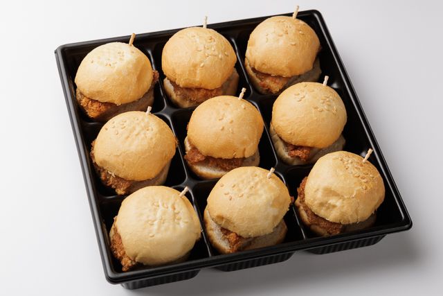 【カップ】三元豚ヒレかつミニバーガー