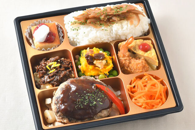 ベベのおそうざい（名古屋店）-プティコース弁当黒毛和牛入り手捏ねハンバーグ