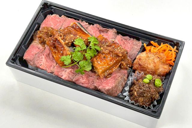ベベのおそうざい（名古屋店）-鰻と牛サガリステーキのフレンチ重