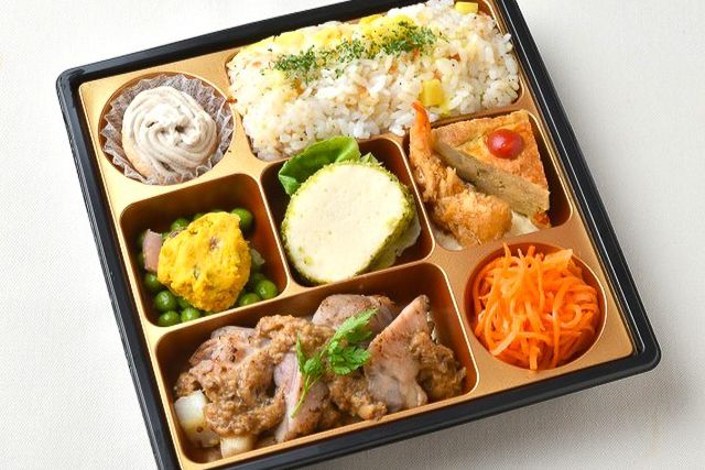 秋のプティコース弁当〜合鴨のロースト