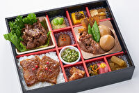 山形料理まら（東京店）-厳選米沢牛 芋煮御膳 米沢牛の焼肉と山形牛の薄切りステーキごはん