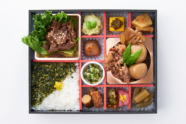 山形料理まら（東京店）-厳選米沢牛 芋煮御膳 米沢牛の焼肉とわさびごはん
