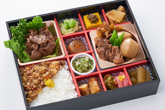 山形料理まら（東京店）-厳選米沢牛 芋煮御膳 米沢牛の焼肉としょうがしぐれごはん