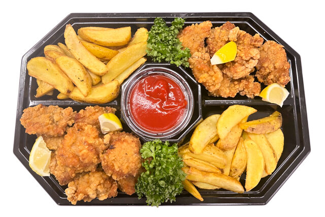 チキンの唐揚げ＆ポテトフライ