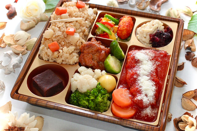 satomi〜有名シェフがてがけるおべんとう〜（大阪店）-【冬限定】トマトハンバーグ