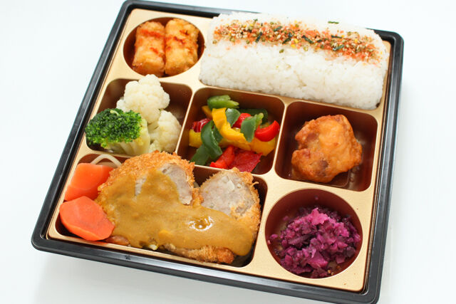 satomi〜有名シェフがてがけるおべんとう〜（大阪店）-Standard／オリエンタルラグー煮込みメンチカツ