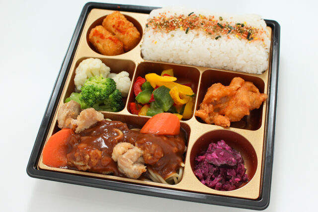 satomi〜有名シェフがてがけるおべんとう〜（大阪店）-Standard／デミグラス煮込み鶏の唐揚げ